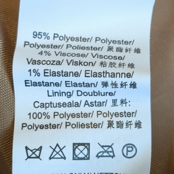 Missguided Button Front Slim Camel Coat with Pockets size 6 - Picture 7 of 8